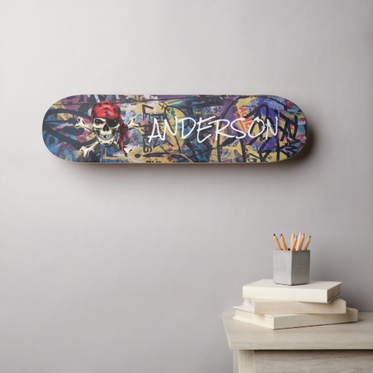 Skateboard Personnalized (Art mural (Horz))