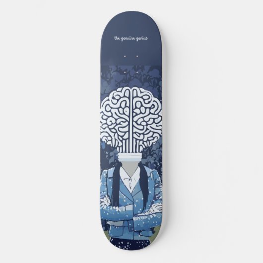 Skateboard Personne de cerveau (Recto)