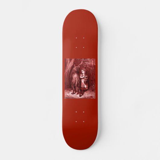 Skateboard Petit Chaperon rouge (Recto)
