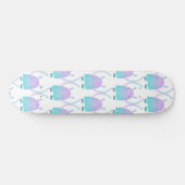 Skateboard Petit Monstre Bleu Mignon (Horz)