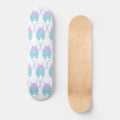 Skateboard Petit Monstre Bleu Mignon (Recto)