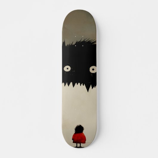 Skateboard Petite Fille et le Monstre (Devant)