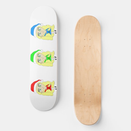 Skateboard Petites aides Santas (Recto)