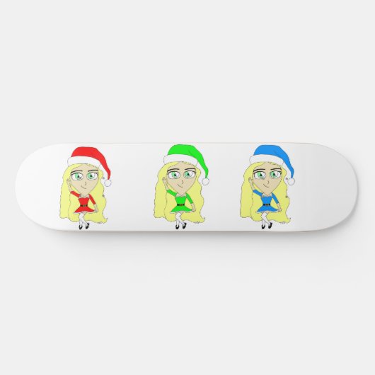 Skateboard Petites aides Santas (Horz)