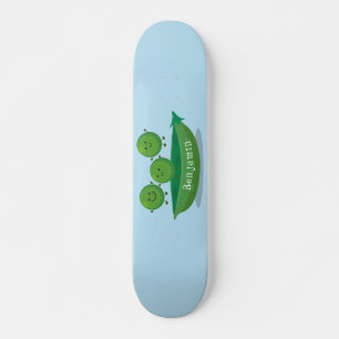 Skateboard Petits pois sauteurs en pod dessin animé illustrat