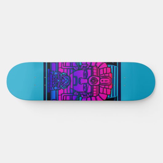 Skateboard Pharaon Synthwave (Horz)