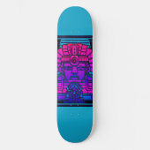 Skateboard Pharaon Synthwave (Recto)