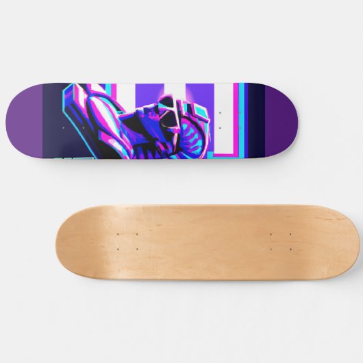 Skateboard Pharaon Synthwave (Horz)