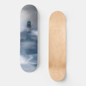 Skateboard Phare dans la tempête - Mer Baltique (Recto)