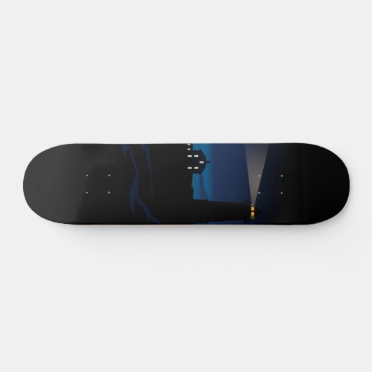 Skateboard Phare - Nuit (Horz)