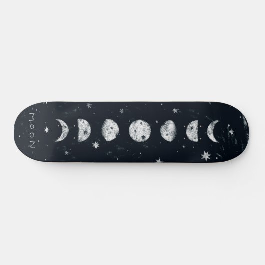 Skateboard Phases de la lune (Horz)
