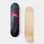 Skateboard Phénix s'élevant dans une explosion de couleurs vi (Recto)