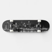 Skateboard Philly night b/w (Horz)