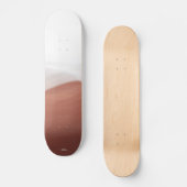 skateboard photo abstraite rouge et blanc (Recto)