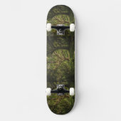 Skateboard Photo du motif de la forêt verte (Recto)