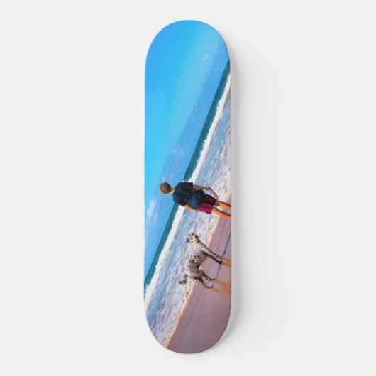 Skateboard Photo personnalisée Faites votre propre design J'a (Recto)