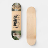 Skateboard Photo personnalisée pour animaux (Recto)