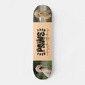Skateboard Photo personnalisée pour animaux (Recto)