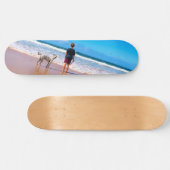 Skateboard Photo personnalisée Votre design J'aime (Horz)