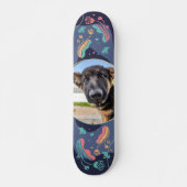 Skateboard Photo pour animaux de compagnie, design de cadre f (Devant)