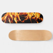 Skateboard Photographie des flammes de scorching (Horz)
