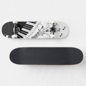 Skateboard Piano Keyboard Music Design (Horz)