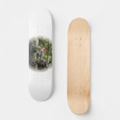 Skateboard Pic à ventre rouge (Recto)