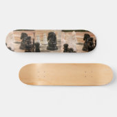 Skateboard Pièces d'échecs d'échiquier et (Horz)