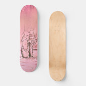 Skateboard Pieds de Ballerina Rose Classique (Recto)