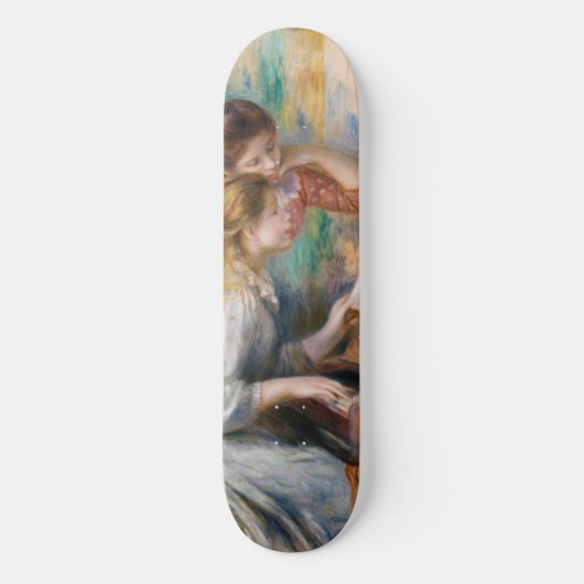 Skateboard Pierre Auguste Renoir - Jeunes filles au piano (Recto)