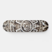 Skateboard Pierres sculptées Maya Aztec Calendrier Sun mésoam (Horz)