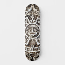Pierres sculptées Maya Aztec Calendrier Sun mésoam