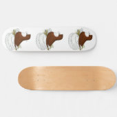 Skateboard Pigeon Trompette Rouge Baldhead (Horz)