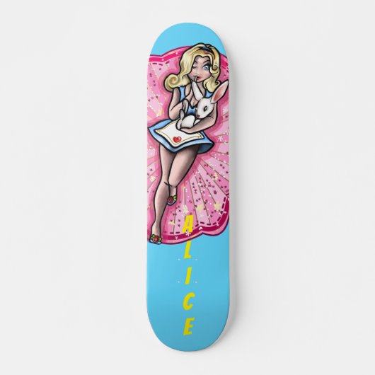 Skateboard Pin-up Alice (Devant)