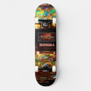 Skateboard Pinball "Chocolate Cafe Brun"