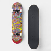 Skateboard Pinball "Court Jester Yellow" (Recto)