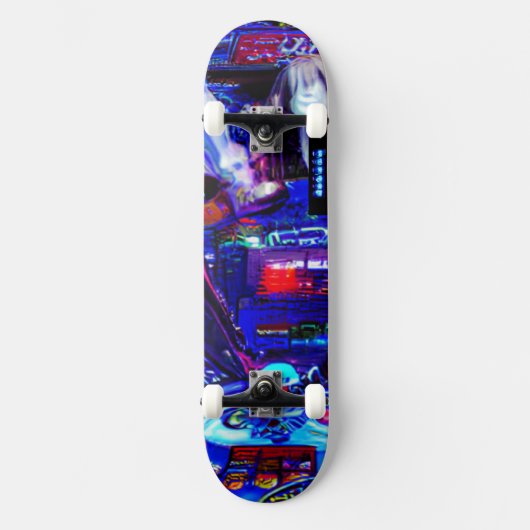 Skateboard Pinball "Neon Ghost Rider Anime" (Recto)