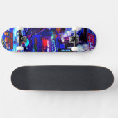 Skateboard Pinball "Neon Ghost Rider Anime" (Horz)