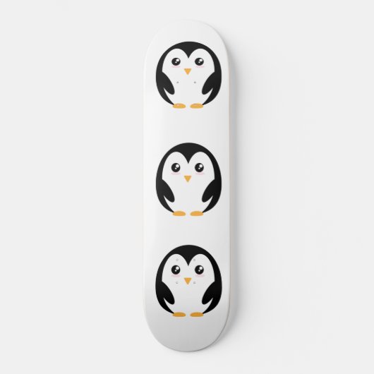 Skateboard Pingouin mignon (Recto)