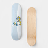 Skateboard Pingouins à neige (Recto)