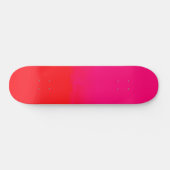 Skateboard Pink and Orange Gradient  (Horz)