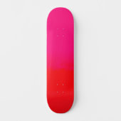 Skateboard Pink and Orange Gradient  (Recto)