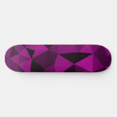 Skateboard Pink black geometric mesh pattern (Horz)