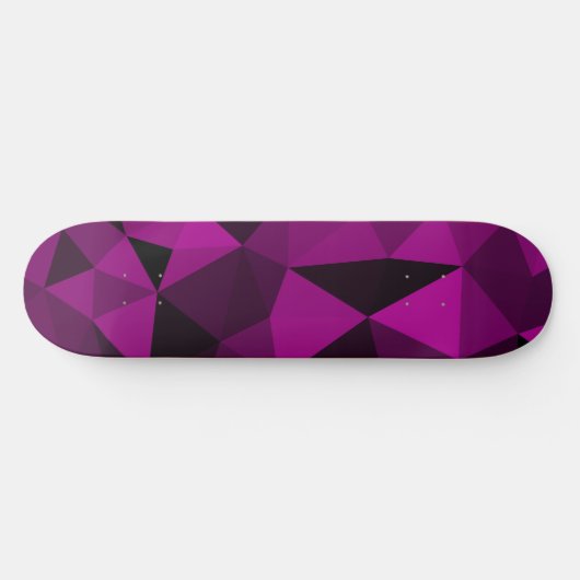 Skateboard Pink black geometric mesh pattern (Horz)