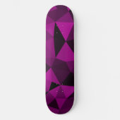 Skateboard Pink black geometric mesh pattern (Recto)