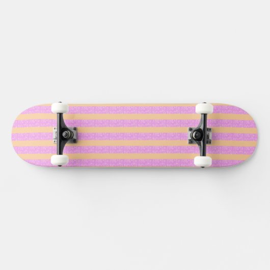 Skateboard Pink Geometric  (Horz)