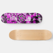Skateboard Pink Graffiti Star Skate (Horz)