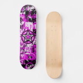 Skateboard Pink Graffiti Star Skate (Recto)