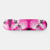 Skateboard Pink Hawaii Sunrise Cruiser Custom Pro Long (Horz)
