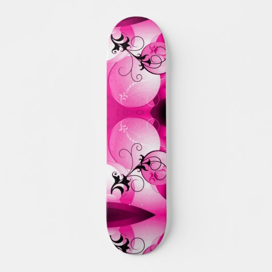 Skateboard Pink Hawaii Sunrise Cruiser Custom Pro Long (Devant)